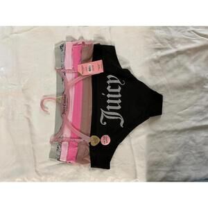 Juicy Couture 5 pack Large Underwear NWT